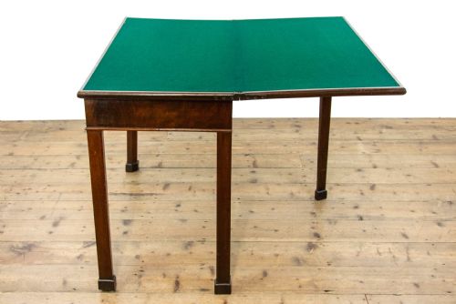 fig 2. Antique Mahogany Folding Card Table
