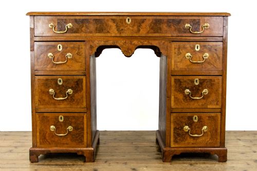 Antique Walnut Kneehole Desk