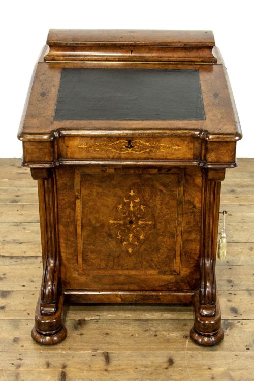 fig 2. Antique Walnut Davenport Desk