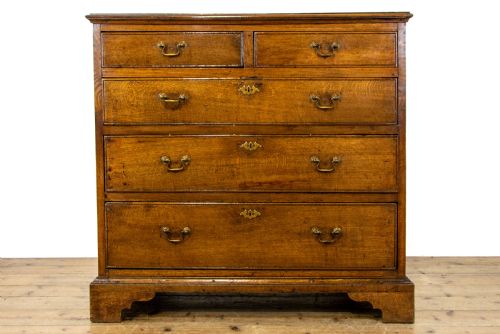 Georgian Antique Oak Chest of Drawers