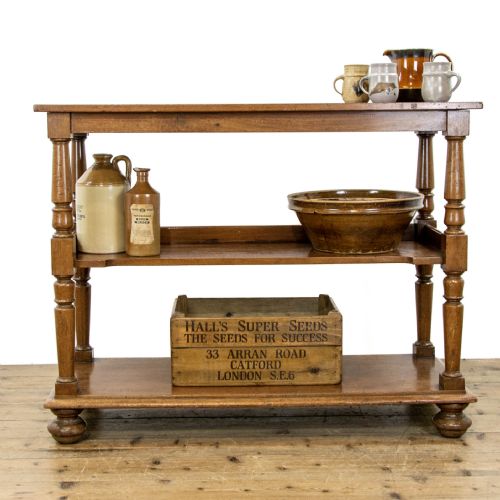 fig 1. Antique Mahogany Buffet Sideboard