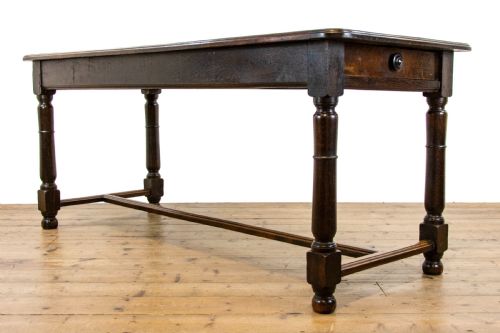 fig 2. French Antique Oak Farmhouse Table