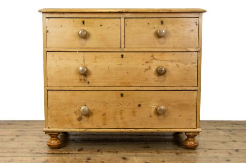 Small Antique Pine Chest of Drawers