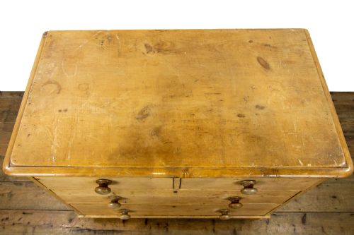 fig 2. Small Antique Pine Chest of Drawers