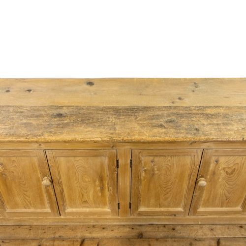 fig 2. Large 19th Century Antique Pine Double Cupboard