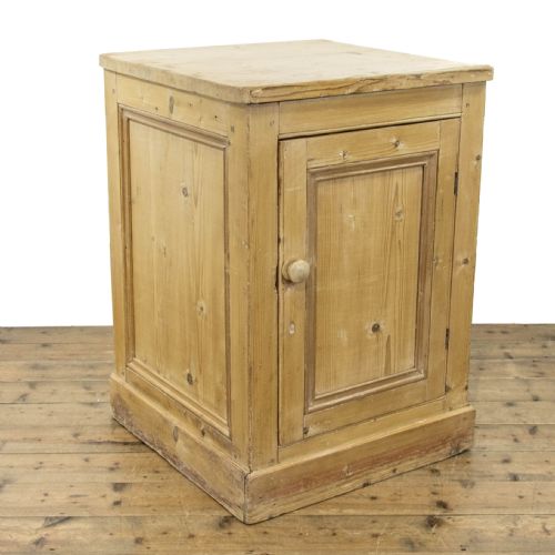 19th Century Antique Pine Single Door Cupboard