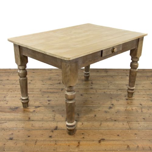19th Century Antique Pine Kitchen Table