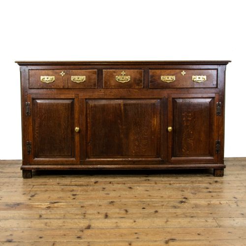 Antique George II Oak Dresser Base