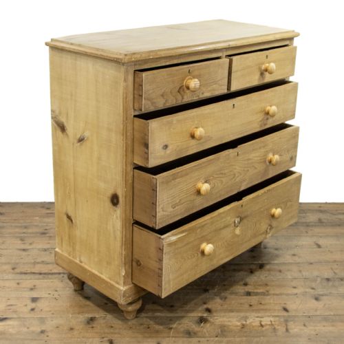 fig 1. Victorian Antique Pine Chest of Drawers