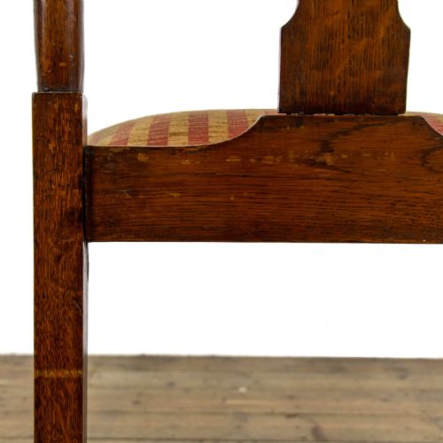 PAIR OF ANTIQUE OAK ARMCHAIRS - ADDITIONAL PHOTO 8