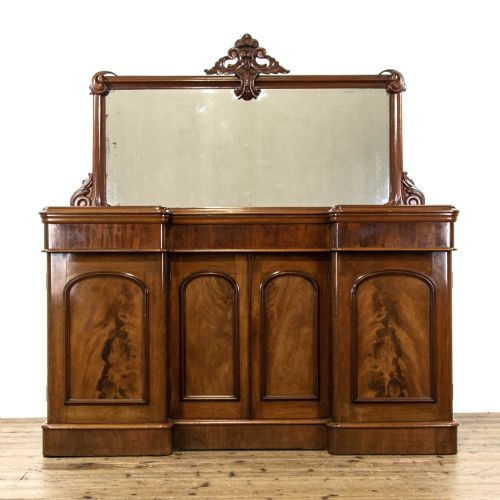 Antique Mahogany Mirror-backed Sideboard
