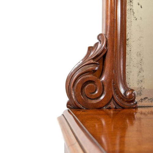 fig 1. Antique Mahogany Mirror-Backed Sideboard