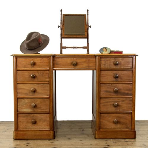 fig 1. Antique Mahogany Desk