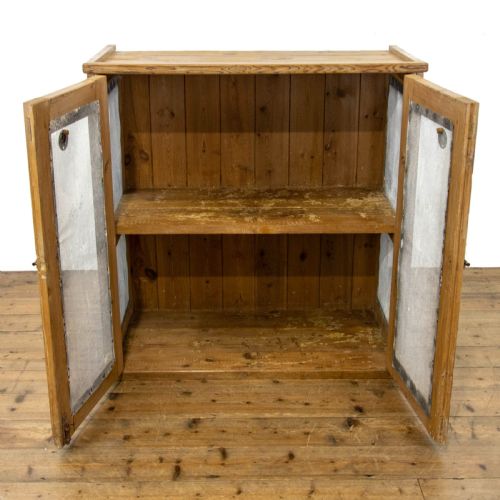 fig 1. Victorian Antique Pine Food Cupboard