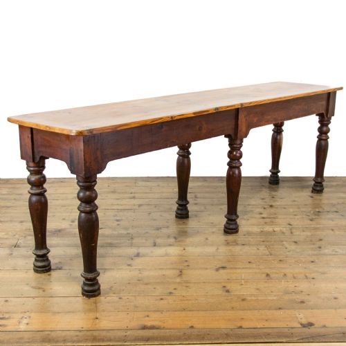 Victorian Antique Pine Serving Table