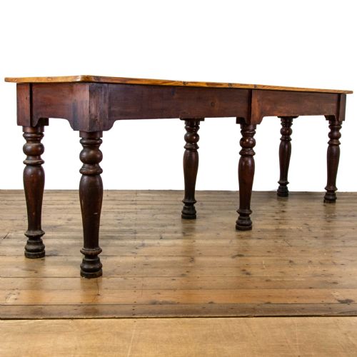 fig 1. Victorian Antique Pine Serving Table