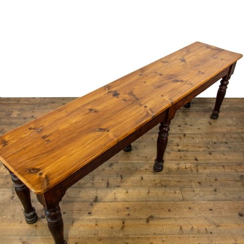 fig 2. Victorian Antique Pine Serving Table