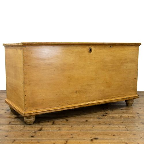 fig 1. Victorian Antique Pine Trunk