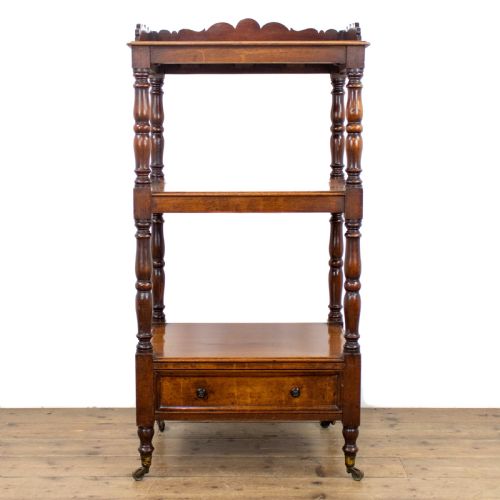 fig 1. Victorian Mahogany Three Tier Whatnot
