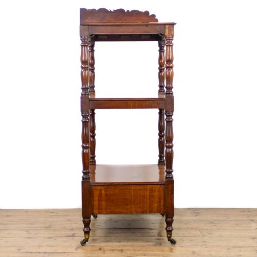 fig 2. Victorian Mahogany Three Tier Whatnot