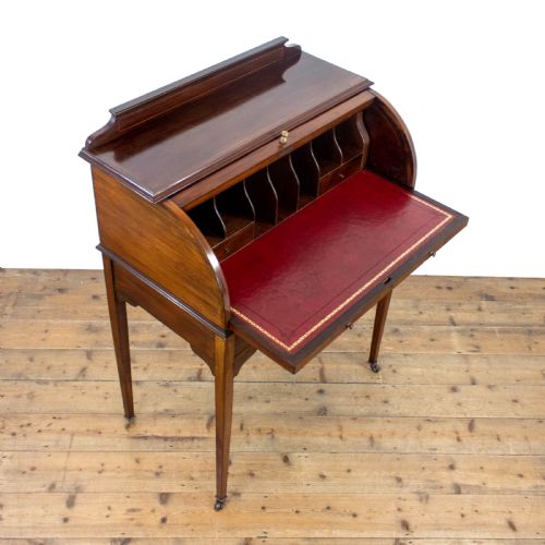 fig 2. Edwardian Mahogany Cylinder Desk