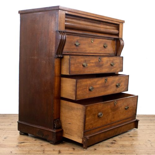 fig 1. Unusual Victorian Mahogany Chest of Drawers