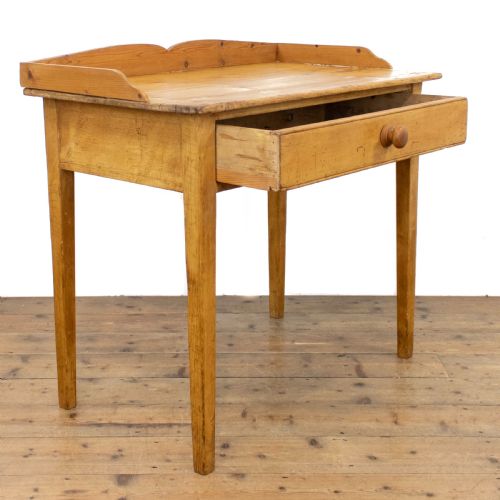 fig 2. Antique Pine Single Drawer Side Table
