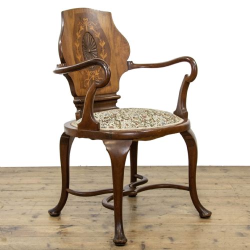 fig 1. Edwardian Antique Bedroom Chair