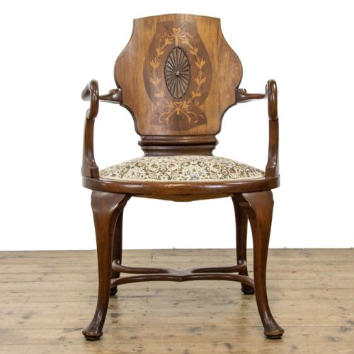 fig 2. Edwardian Antique Bedroom Chair
