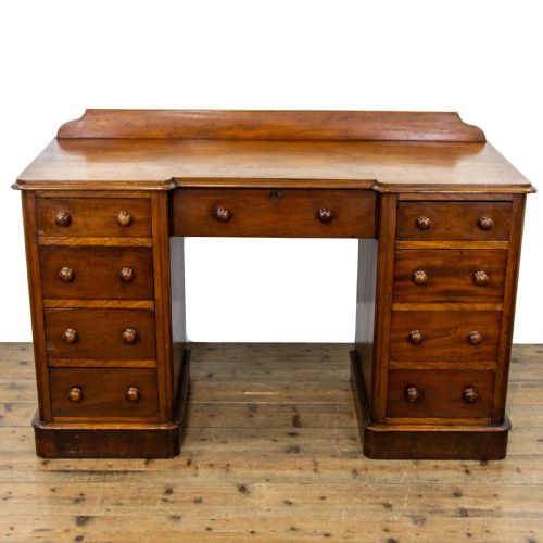 fig 2. Antique Victorian Mahogany Desk
