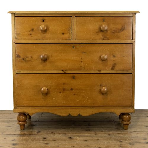 Antique Victorian Pine Chest of Drawers
