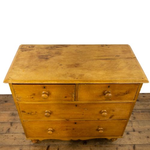 fig 1. Antique Victorian Pine Chest of Drawers