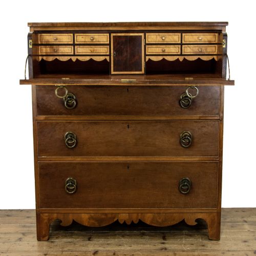 fig 1. Large Victorian Secretaire Chest