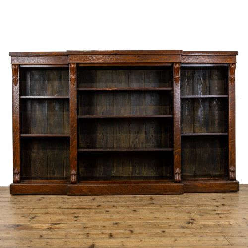 Antique Oak Free Standing Bookcase