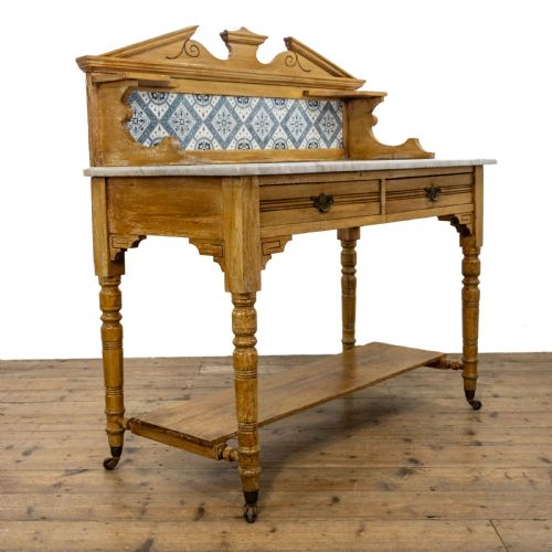 fig 1. Antique Washstand with a Marble Top