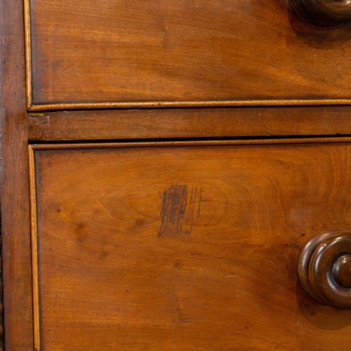 fig 2. Victorian Mahogany Bow Front Chest of Drawers
