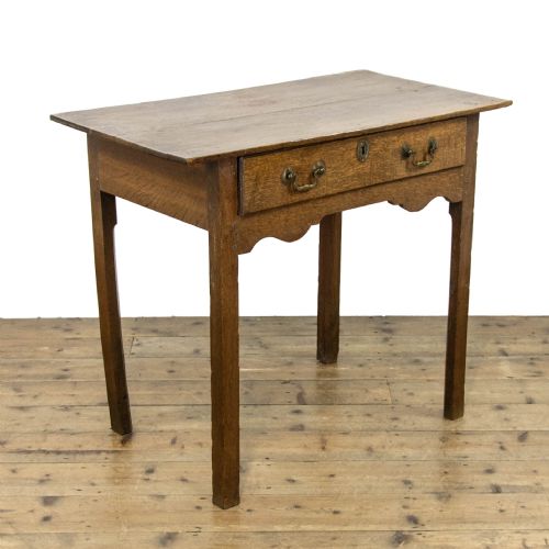 Antique 18th Century Oak Side Table