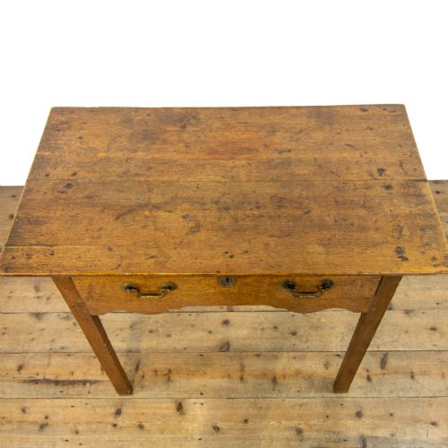 fig 2. Antique 18th Century Oak Side Table