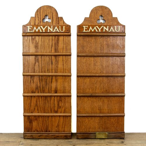 fig 1. Pair of Antique Welsh Emynau Hymn Boards 