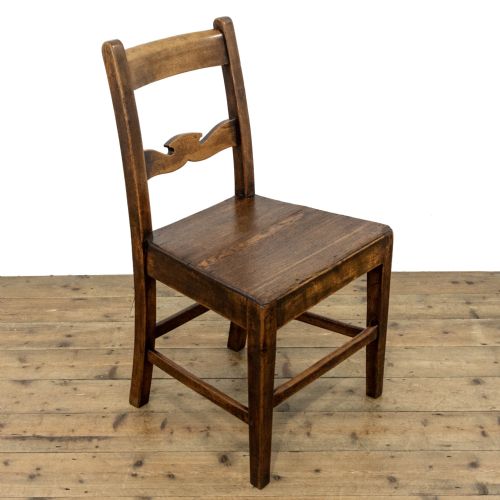 fig 1. Set of Four Antique Ash Farmhouse Chairs 