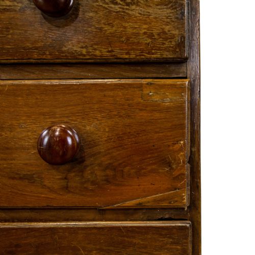 fig 2. Antique Welsh Oak Chest on Chest