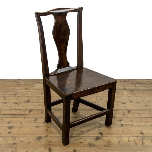 fig 2. Set of Four Antique Oak Dining Chairs