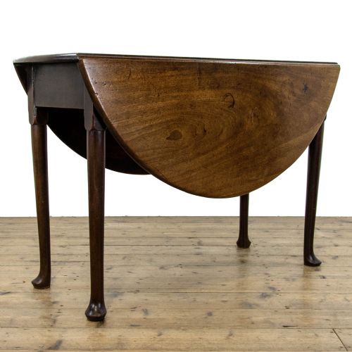 fig 1. George II Antique Mahogany Drop Leaf Table