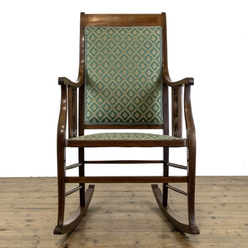 fig 1. Antique Edwardian Mahogany Rocking Chair