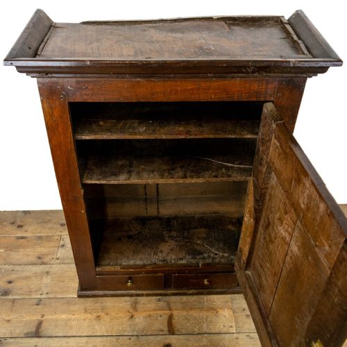 fig 2. Antique Georgian Oak Spice Cupboard