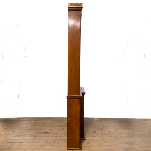 fig 2. Antique Oak Breakfront Two Stage Bookcase