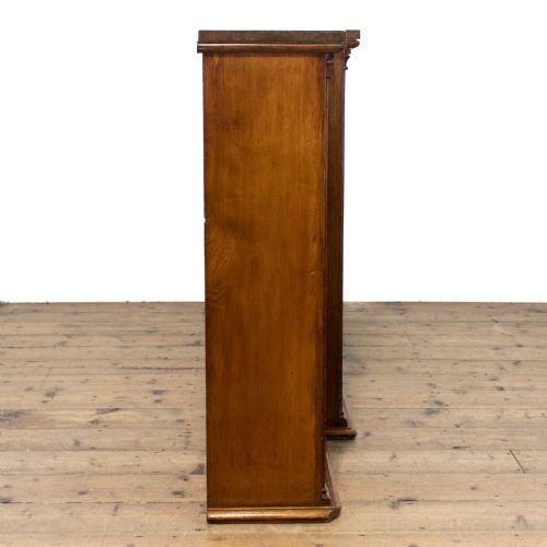fig 2. Antique Oak Breakfront Bookcase