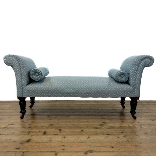 fig 1. Victorian Antique Upholstered Window Seat