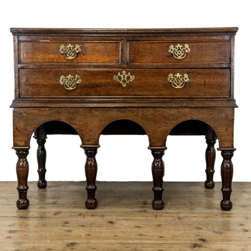 Georgian Antique Oak Side Table