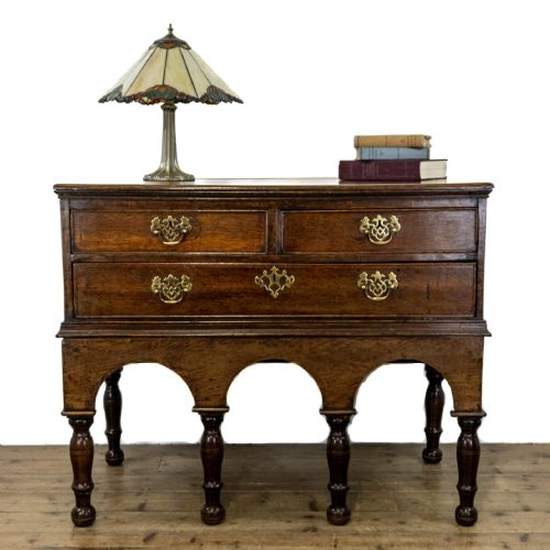fig 1. Georgian Antique Oak Side Table